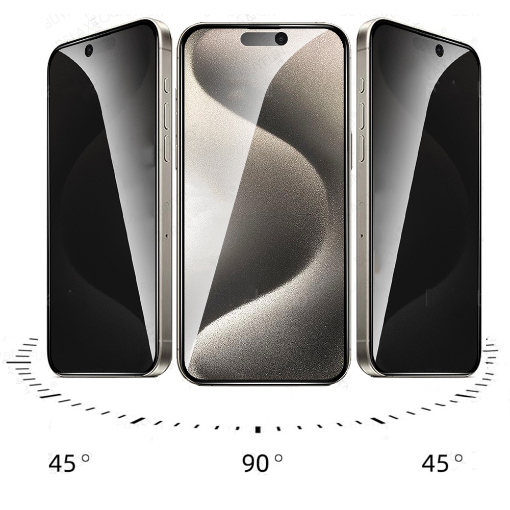 2in1 Privacy Tempered Glass For iPhone 15 Pro Max Camera Lens Protector iPhone 15 Plus iPhone 15 Pro iPhone 15 15Pro 15Plus 15ProMax Anti-Peep Glass