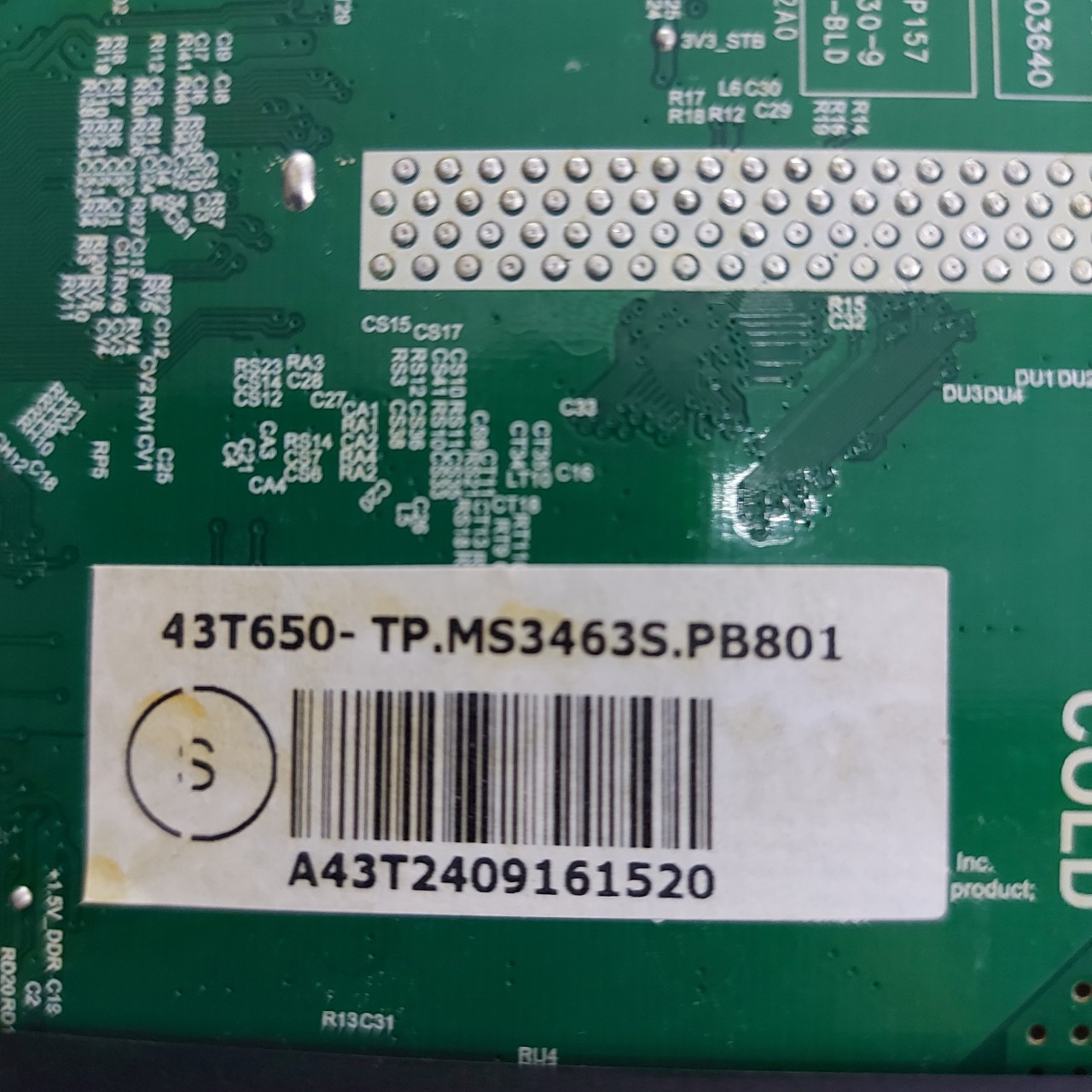 Bo mạch tivi ASANZO 43T650