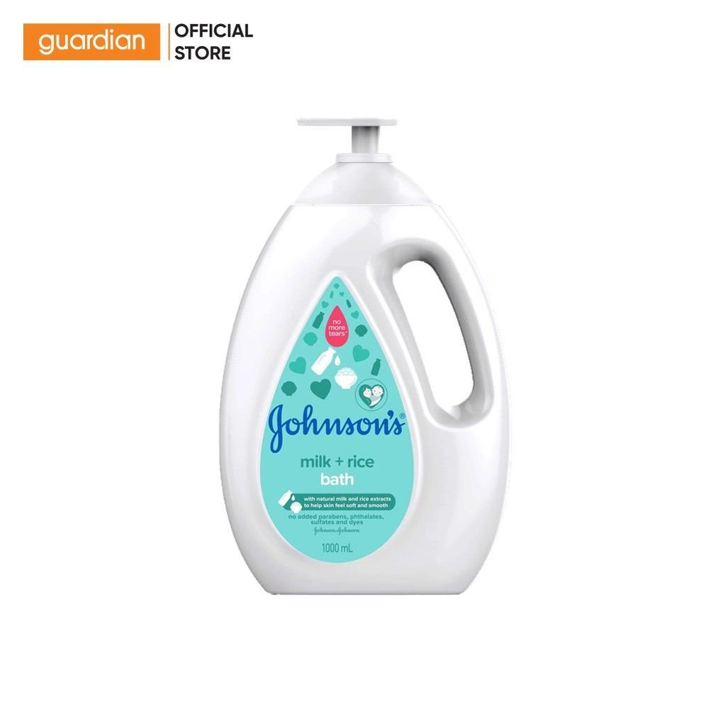 Sữa tắm chứa sữa và gạo johnson’s baby 1000ml
