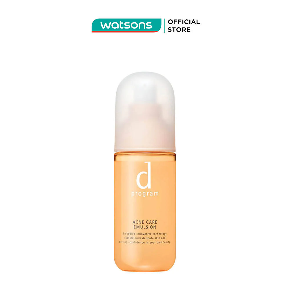Sữa dưỡng d program cho da mụn nhạy cảm acne care emulsion 100ml