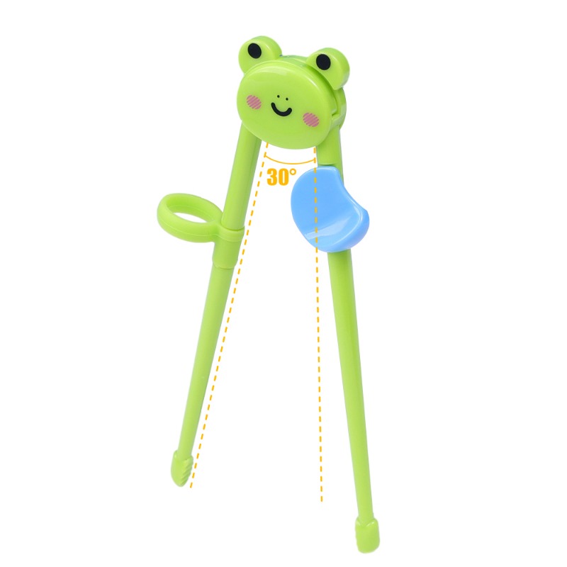 1 Pair Cartoon Animal Learning Chopsticks for Children Cute Elementary Learning Chopsticks Tableware Food Grade Training Chopsticks
