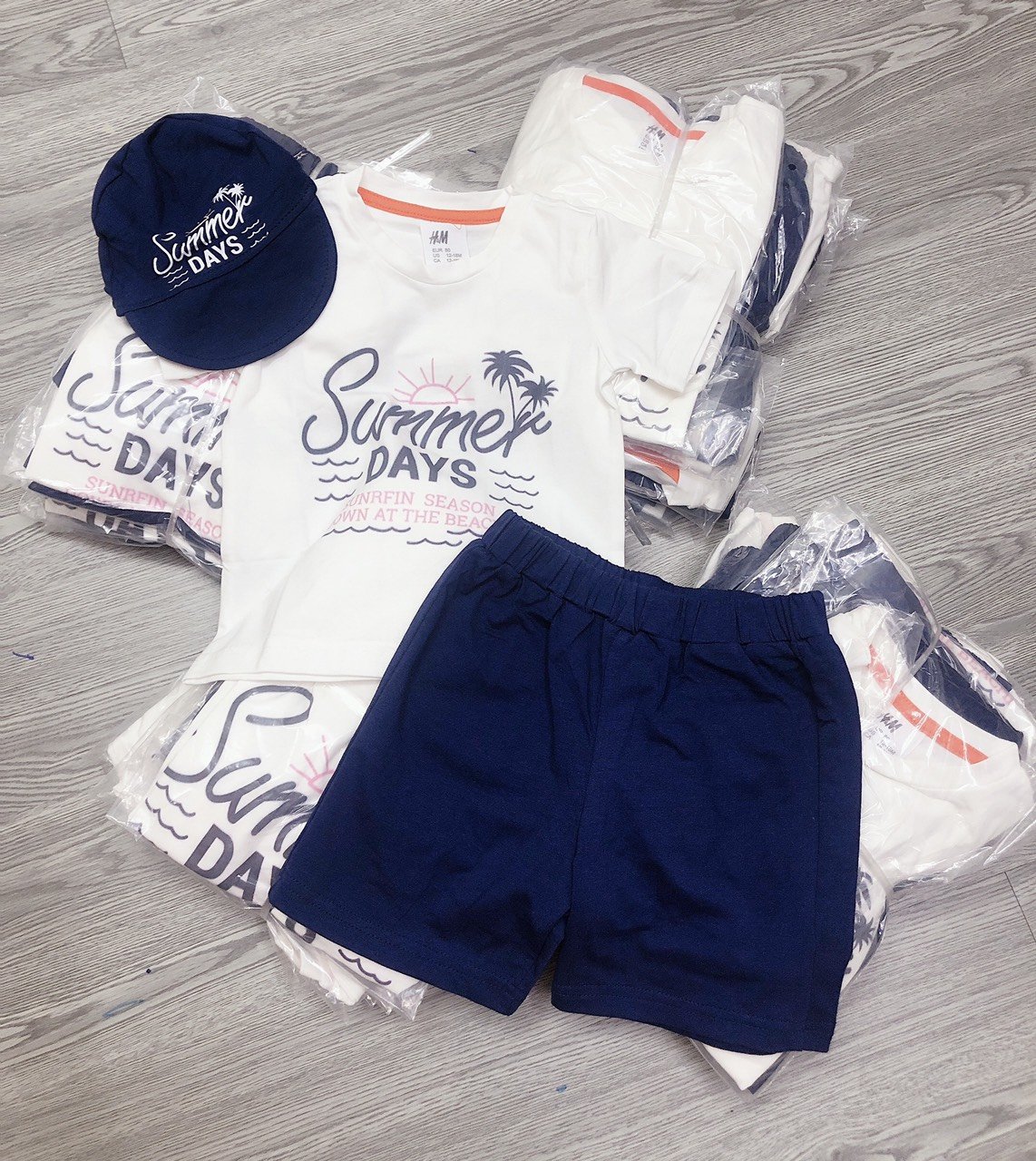 Bộ hè HM SUMMERDAY xuất dư cho bé trai