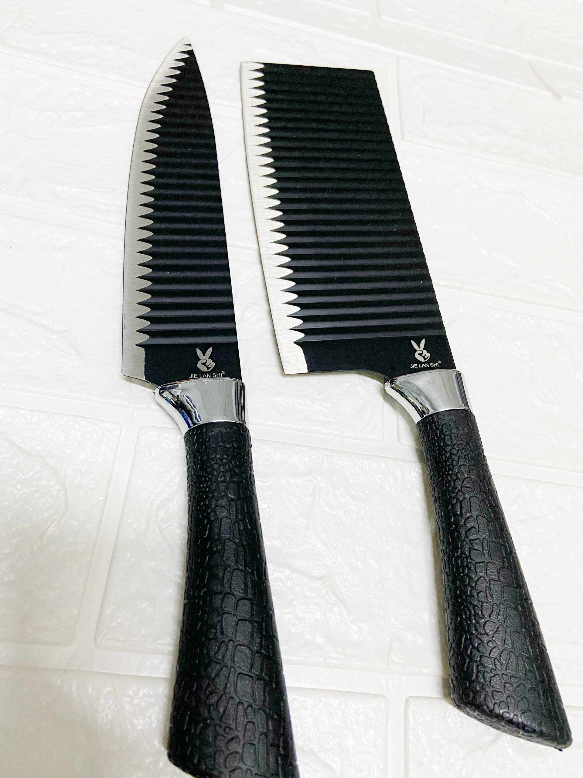 [HCM][steak knives super sharp] Set 3 knife stainless steel wavy anti-adhesive super Sharp (specializing in Thai filter meat paring fruit)