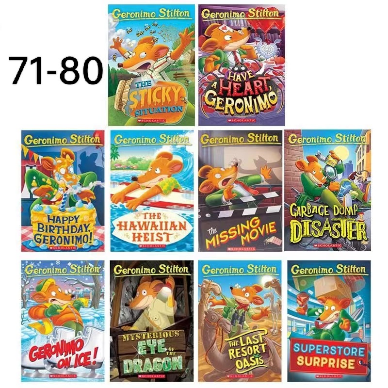 80冊❣️ Geronimo Stilton (1-80) 確認用 Bu Dudu.SG] Geronimo
