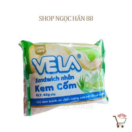Bánh VeLa Sandwich 45gr cho bữa ăn sáng ( Có đầy đủ các vị )