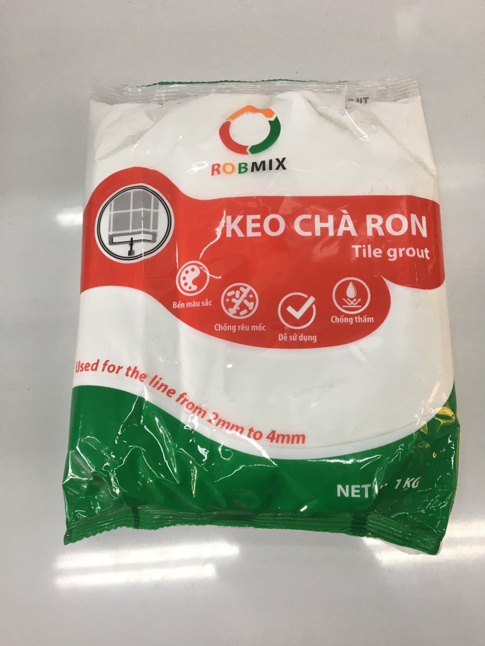 Bột chà ron Robmix chống thấm nước gói 1Kg