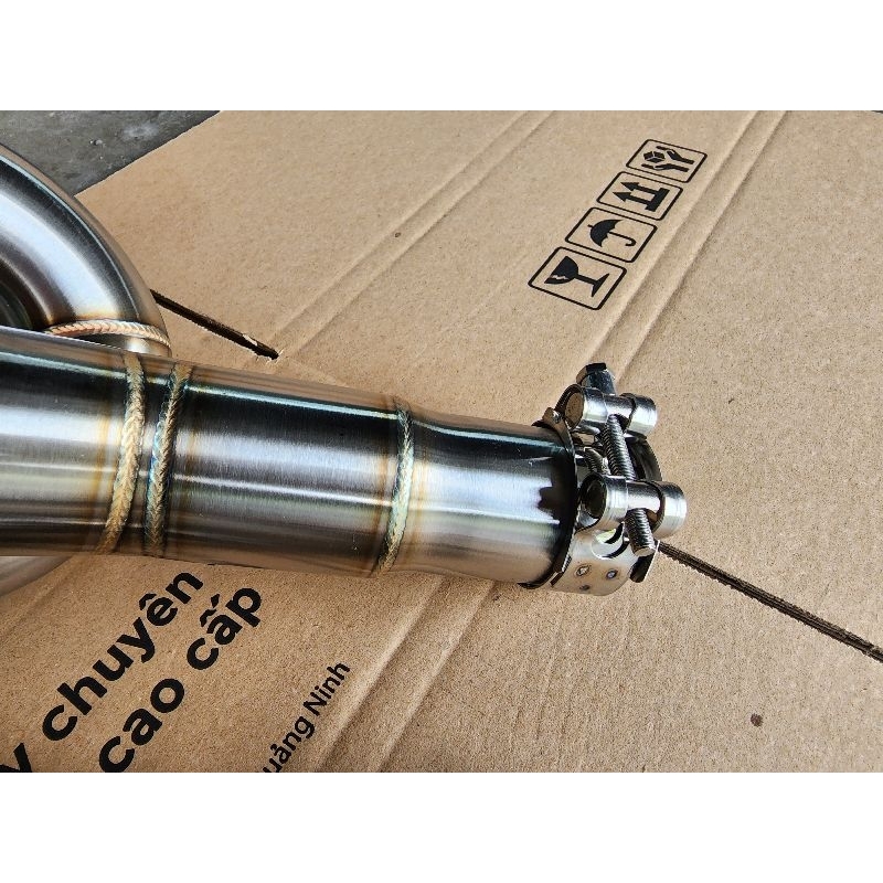 Cổ dê inox 304 siết cổ pô chống xì