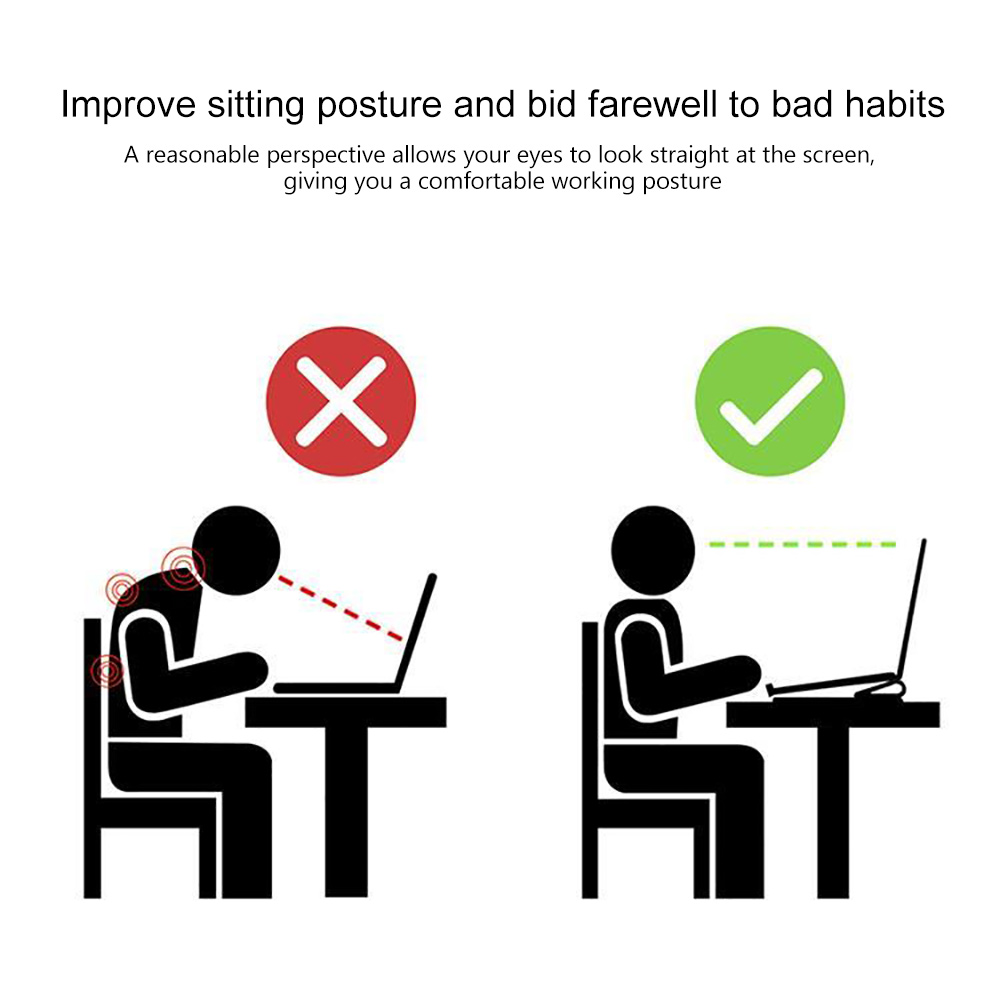 【New arrival】Laptop Stand Adjustable Bracket Desktop Computer Mini portable Increased Shelf Cooling Base Bracket Office Supplies Protective. 