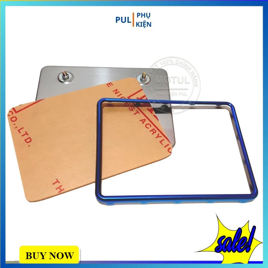 Bảng số titan gồm khung viền titan mica và pat sau