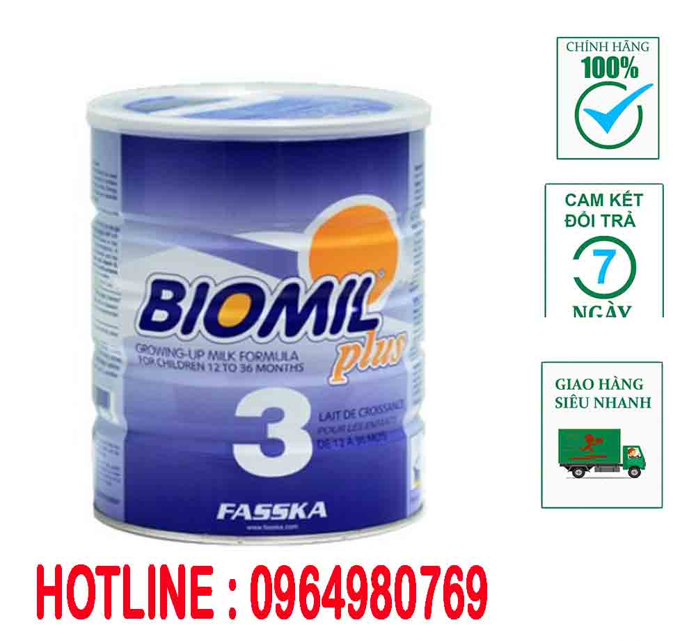 Sữa Biomil Plus số 3 400g (trẻ từ 1-3 tuổi)