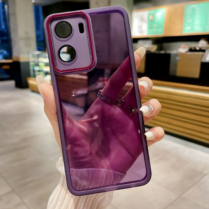 Custodia Per Xiaomi Poco C65 Con Specchio Intelligente BAIDIYU - Flip Cover Con Supporto, Visualizza Ora E Meteo, Rosa Oro