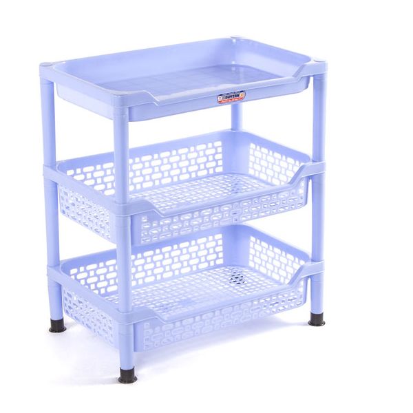 Kệ chén nhựa Duy Tân LỚN 3 Tầng ( Ngang 54 x R35.5 x Cao 65.5 cm )