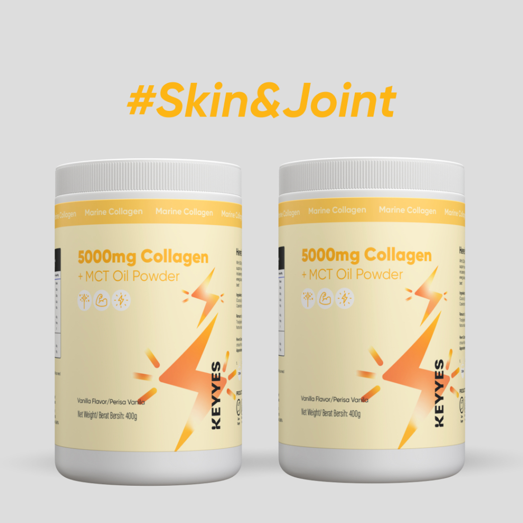 Health Care KEYYES Marine Collagen Drink Peptides 5000mg + MCT Oil