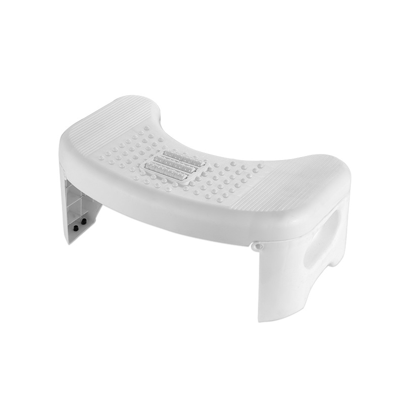 Foldable massage mat footstool, wash your hands, wash your face, wash your steps, step on your footstool, toilet toilet, thickened toilet stool