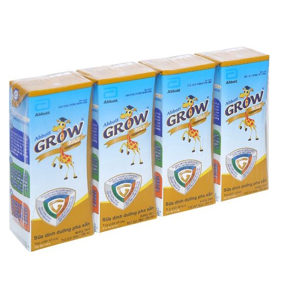 Thùng 48 Hộp Sữa Bột Pha Sẵn Abbott Grow Gold 110ml/180ml