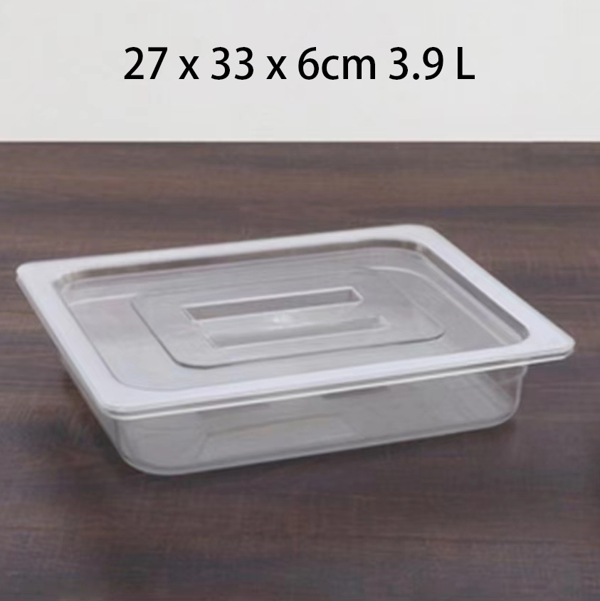 Food Grade PET Material Buffet Tray/ Food Storage/ Makanan Simpanan Lazada