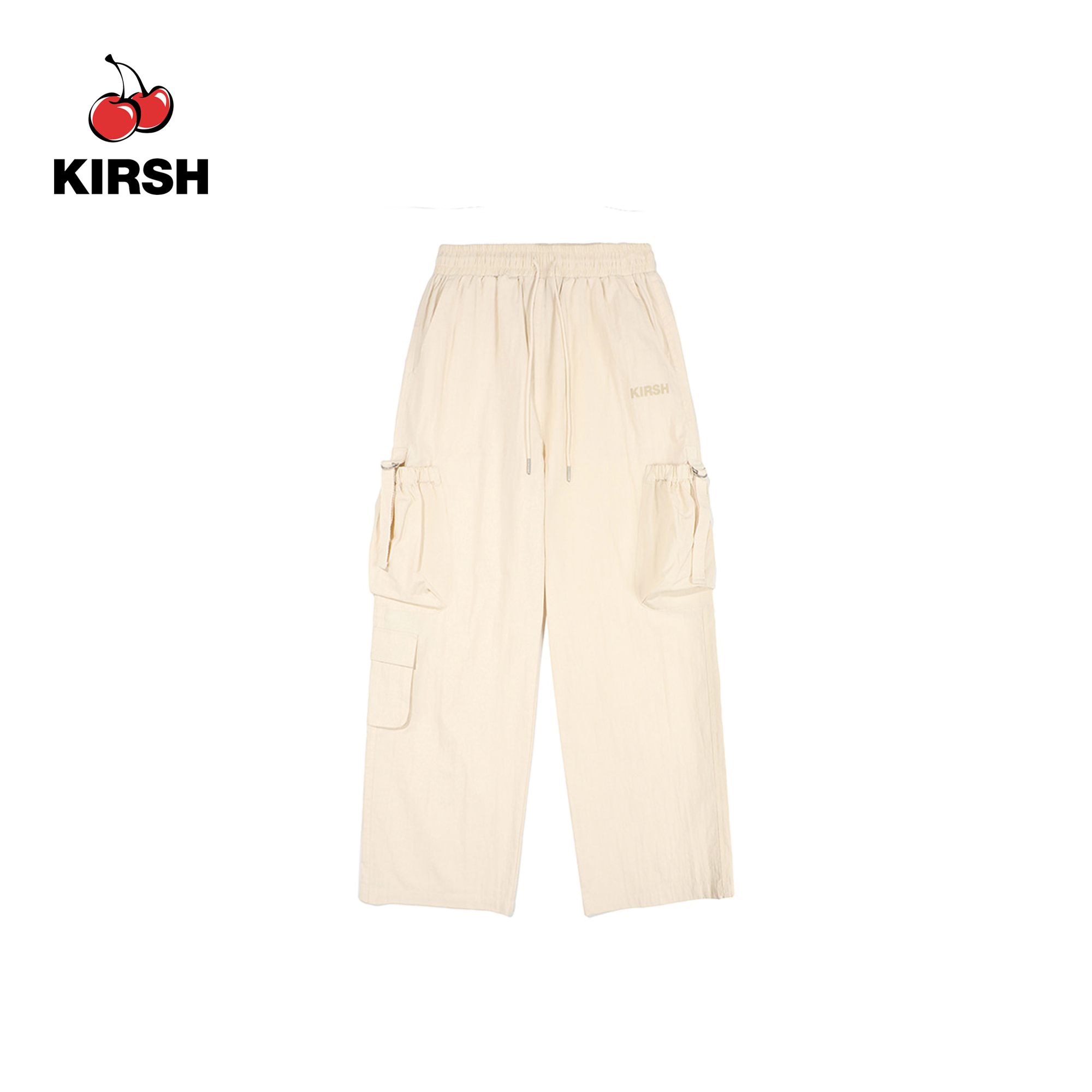[KIRSH] DOODLE CHERRY CARGO PANTS Korean Women Pants Cargo Pants