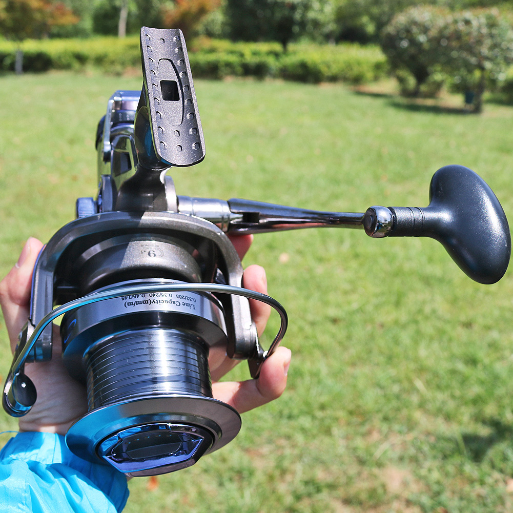 Sougayilang Fishing Reel 9+1 Ball Bearings Carp Reel Front and