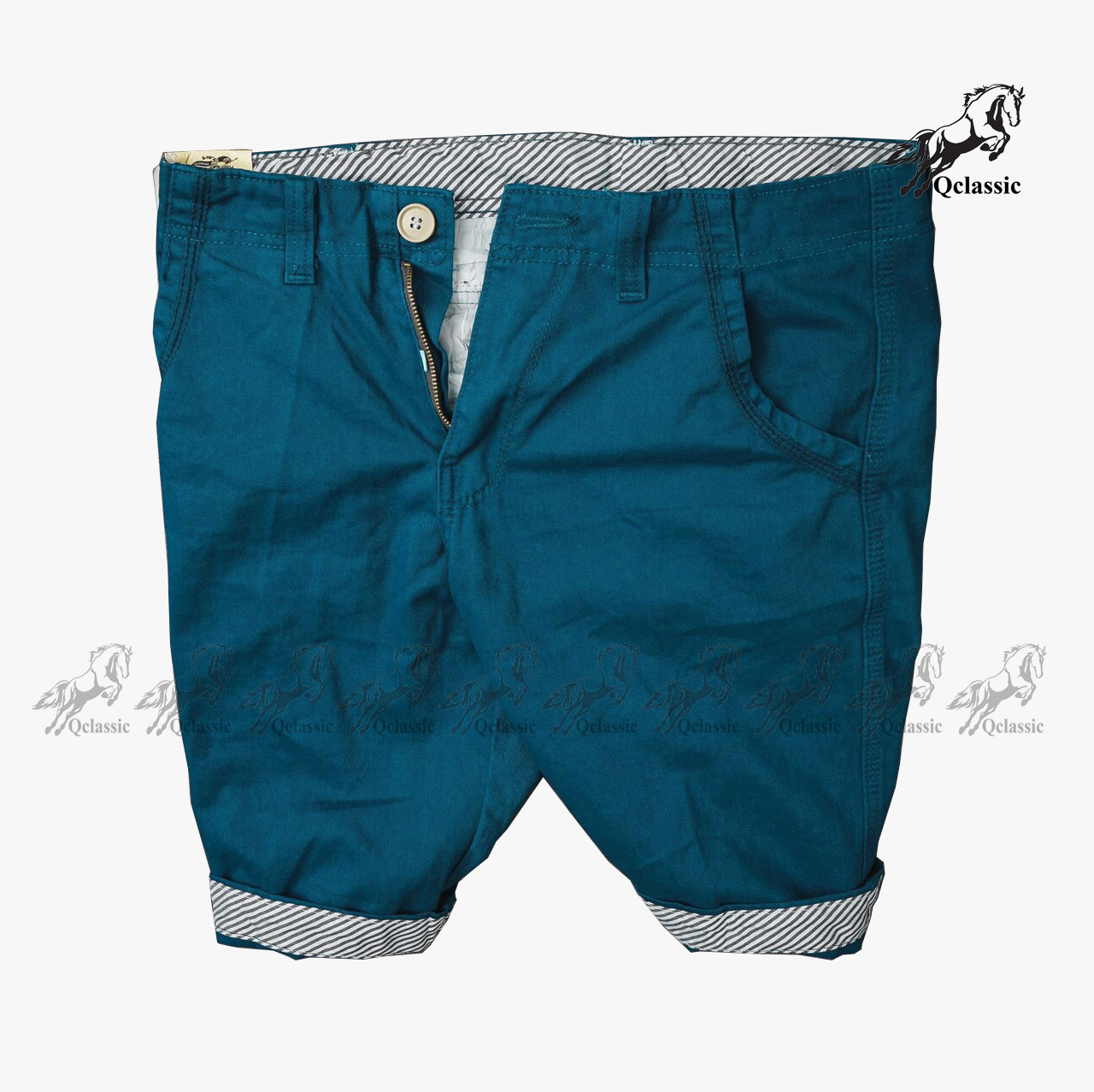 Quần short nam dây kéo mềm mịn