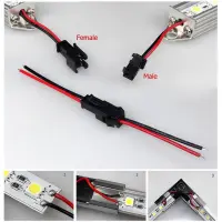 4 pin connector male to male for 3528 and 5050 LED Light Strips 5pc