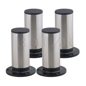 12x8 5cm Furniture Table Sofa Bed Cabinet Legs Feet Set Of 4 Silver Intl Lazada Singapore