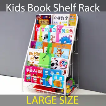 Kids Bookshelf Organizer Large Lazada Singapore