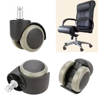 New 5pcs Office Chair Soft Rubber Caster Wheel Swivel Wood Floor New 5pcs Office Chair Soft Rubber Caster Wheel Swivel Wood Floor Funiture Replacement
