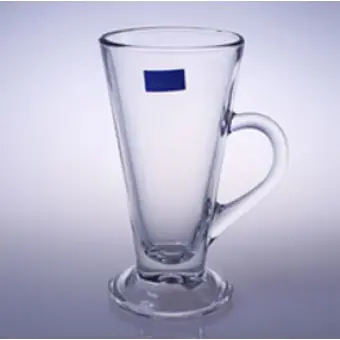 tall glass with handle