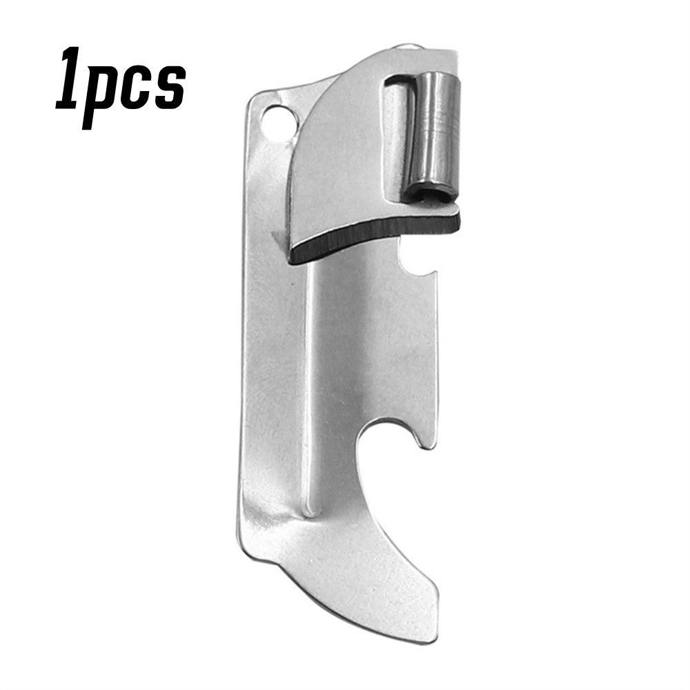 Costel 4pcs Stainless steel multi-purpose can opener, multi-functional bottle opener, folding mini bottle opener