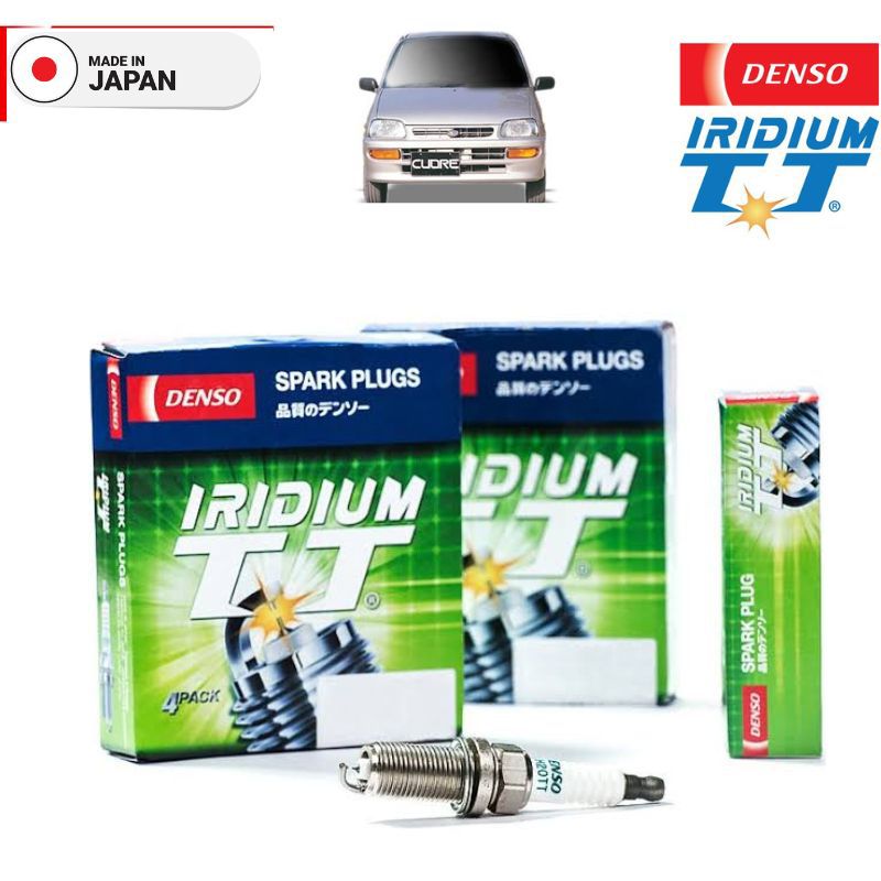 Daihatsu Cuore Iridium Twin Tip Denso Spark Plug 1 Piece