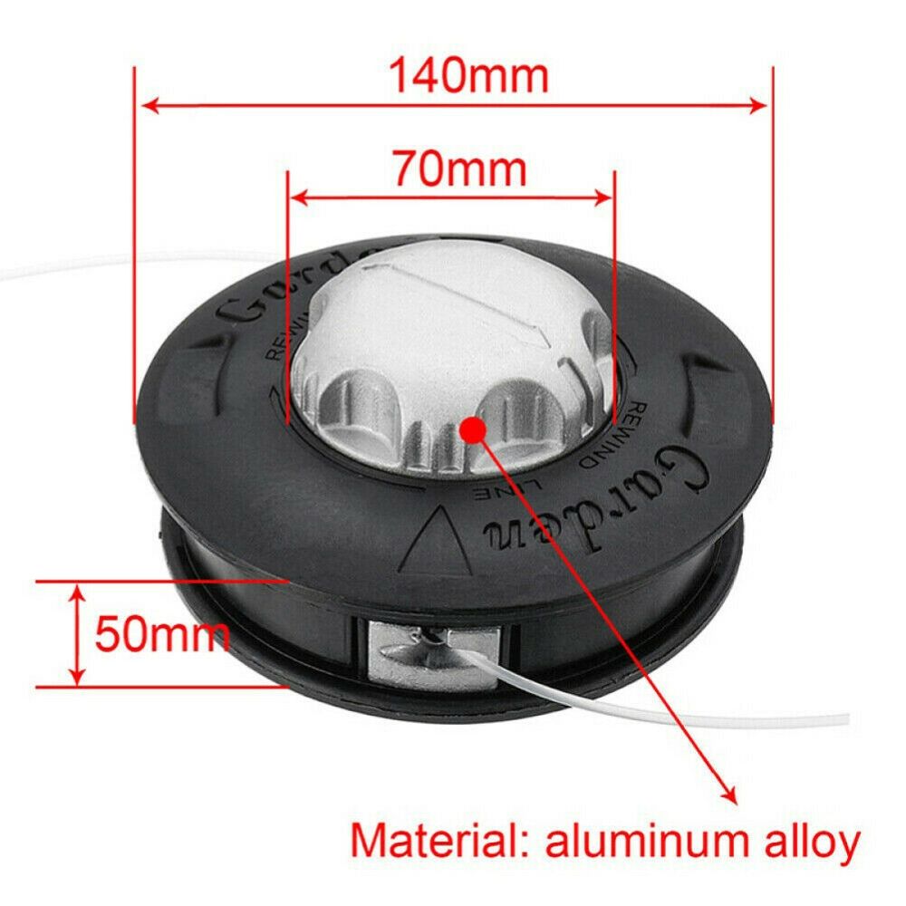LYDV42UAM Universal Replacement Grass Lawnmower Brush Cutter Trimmer Head Feed Spool Strimmer