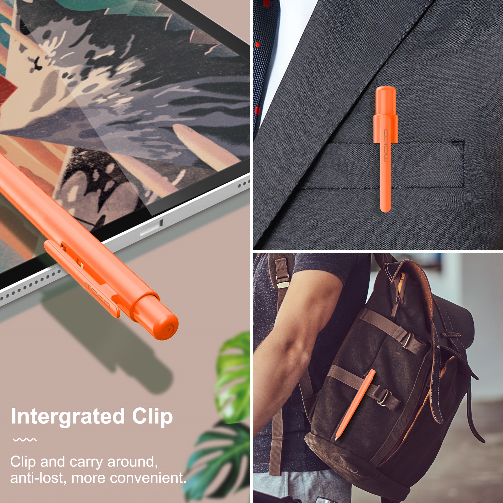 MoKo Holder Case for Apple Pencil 2nd Generation,Retractable Apple Pencil 2nd Generation Case Protective Pen Cover with Sturdy. 