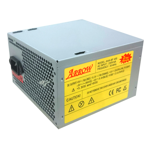 Nguồn arrow 550w (đã sử dụng) Bảo hành 6 tháng