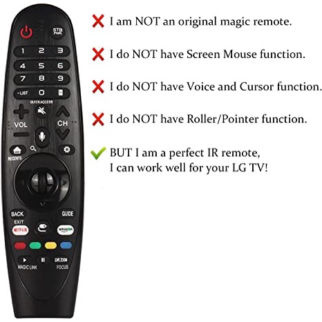 Tv Remote LG AN-MR650A Magic Remote Control With Voice Mate For Select ...