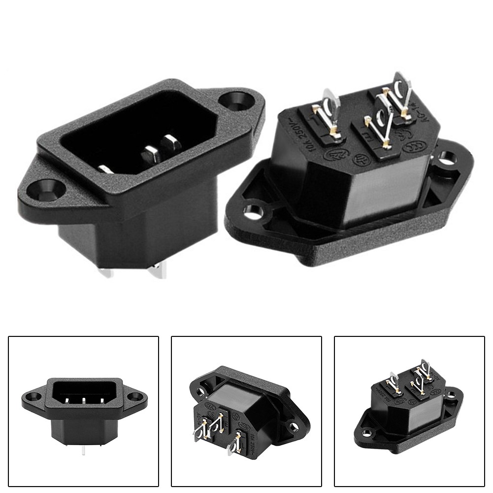 Electric Character Plug Socket Pure Copper Three-Hole Three-Pin Ac-04x