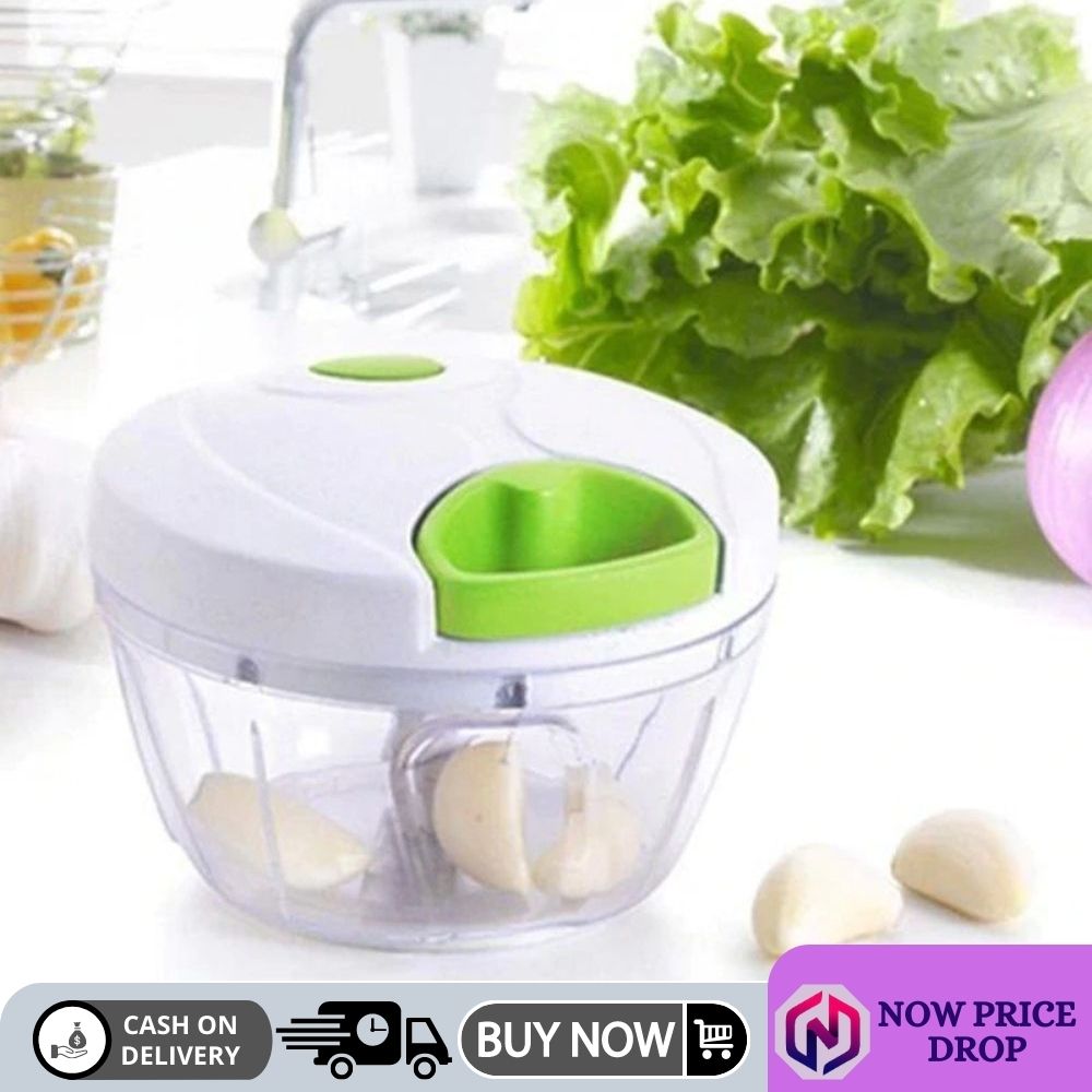 Manual Speedy Hand Press Food Chopper for Vegetables, Fruits, Nuts and –  Addaessentials