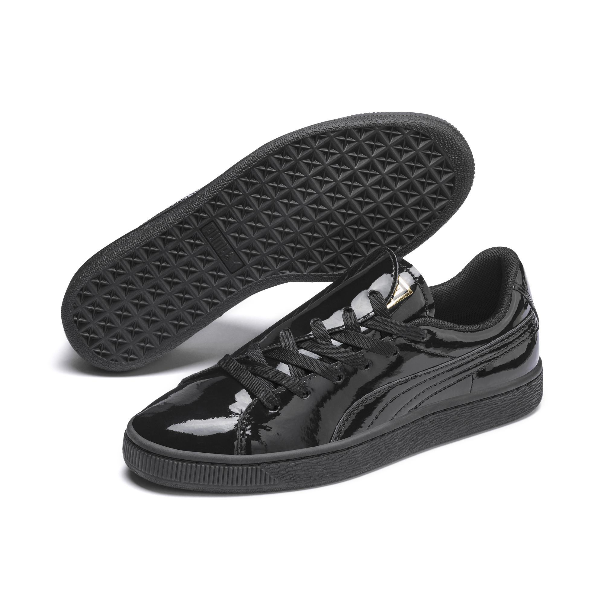 puma basket trainers womens