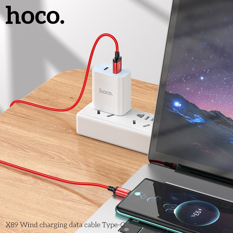 HoCo 1m 2m super fast 3a type C charging cable-original Android USB to type C charging cable