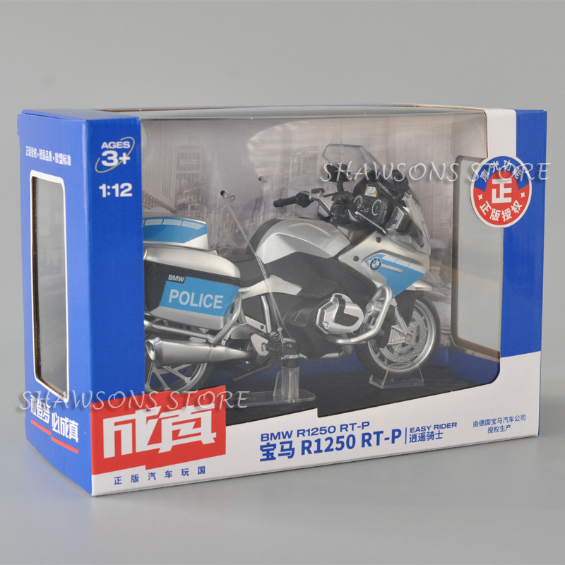 Welly Modelcar Motorcycle 1/18 BMW R1200 RT US POLICE VERSION 4.3" New and Box 