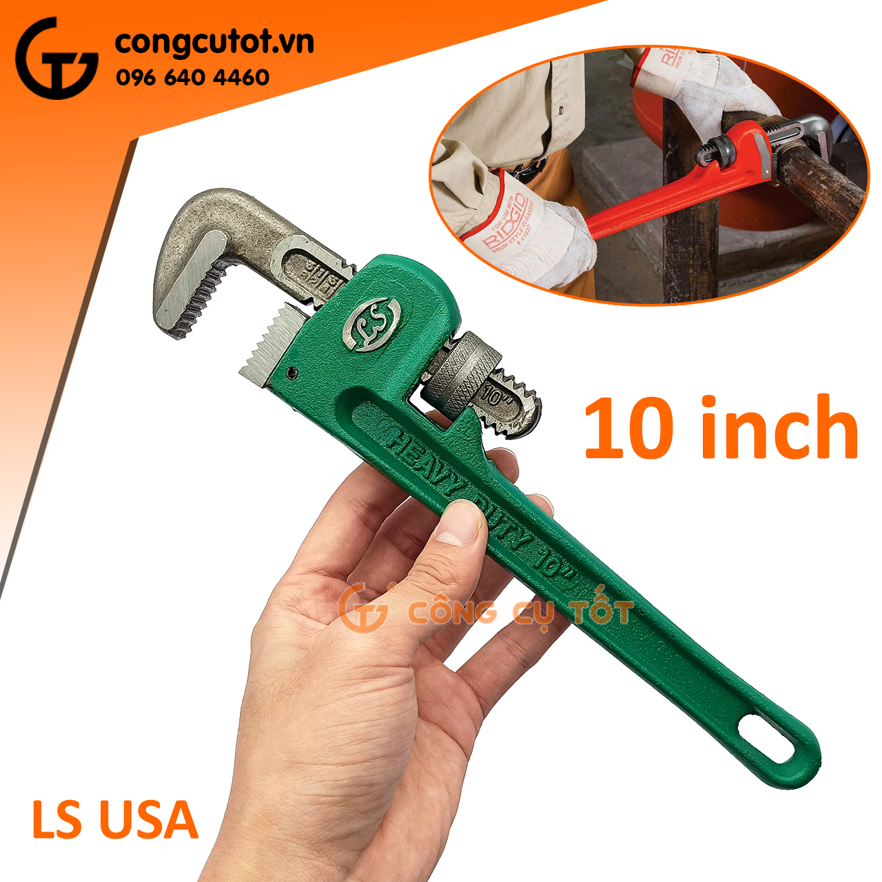 Kìm nước - Mỏ lết nước LS⁺ USA size tùy chọn