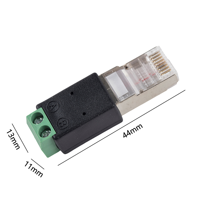 RJ45 to RS485 Converter RJ45 Terminal Adapter RJ45 to RS485 Adapter Crystal Head to Terminal TAOPA. 