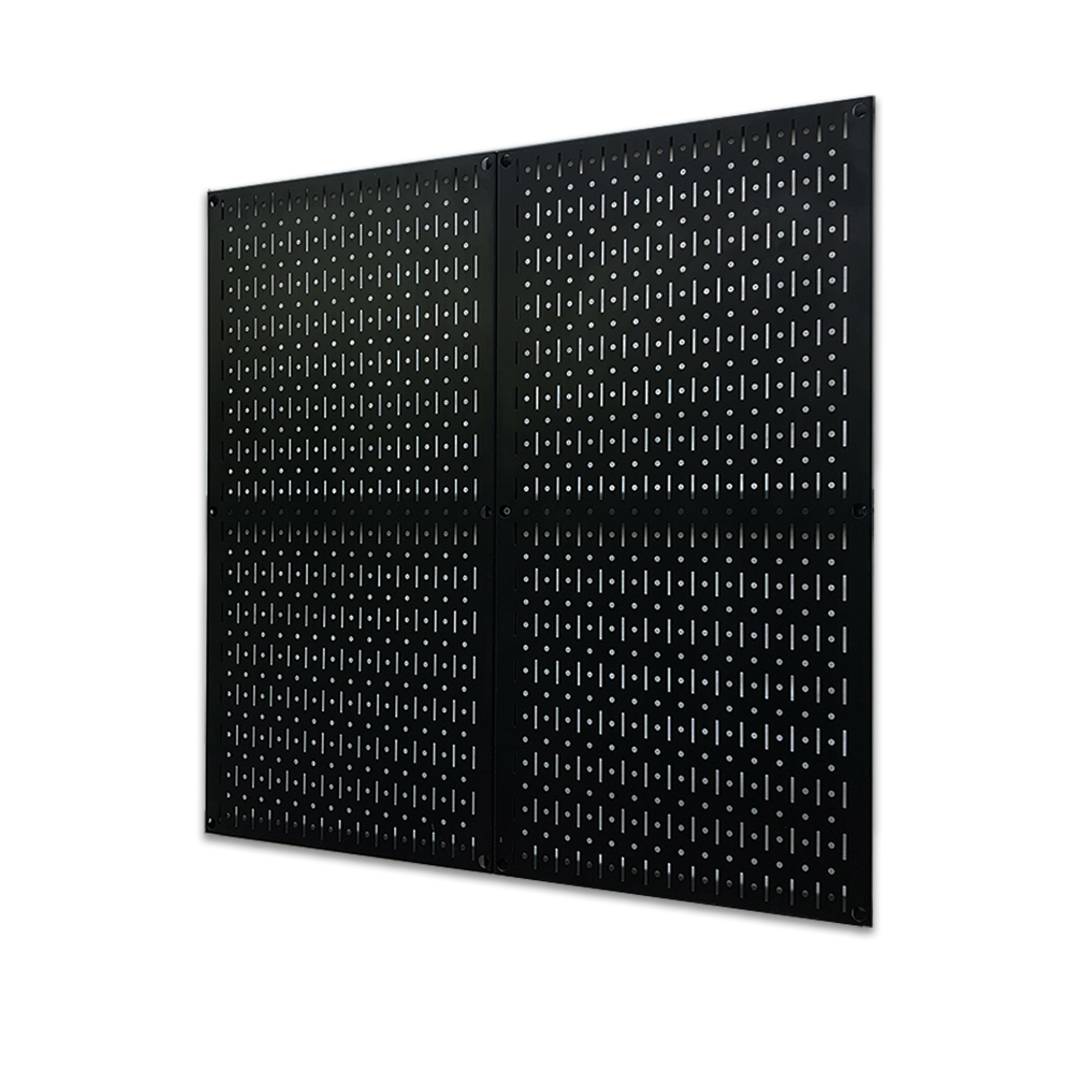 Bộ 2 Bảng treo dụng cụ SMLIFE Pegboard đứng 80×40 – Đen