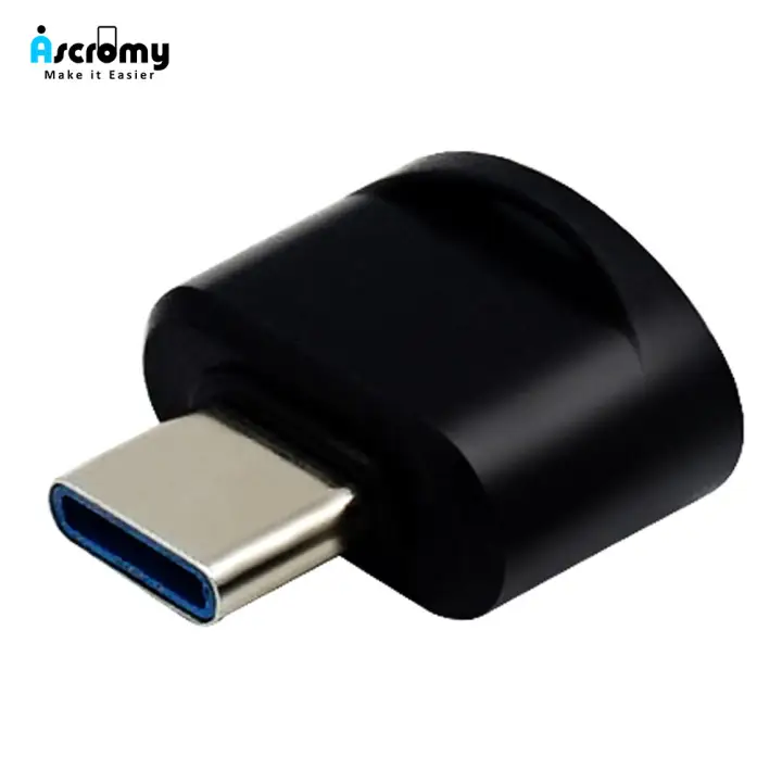 【Duoupa Store】Ascromy Type C OTG Adapter For Huawei P20 Pro Mate 20 Lite Xiaomi Redmi Note 7 S9 Plus Oneplus 6 6T USB C Phone TypeC