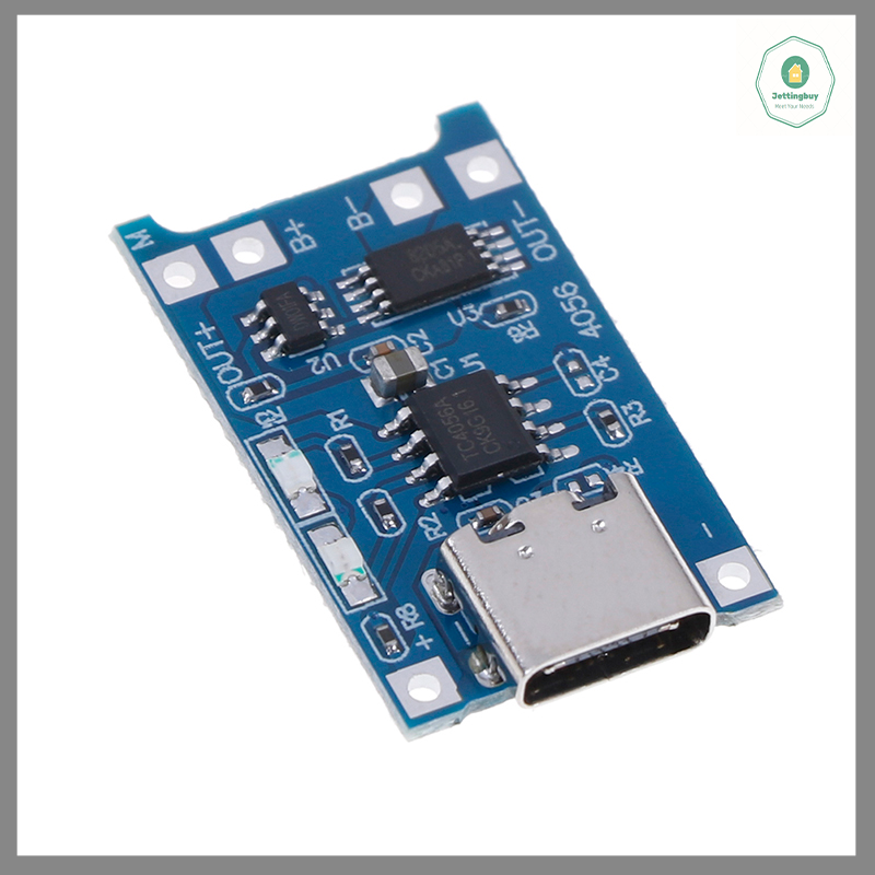 【Jettingbuy】 Hot Sale Type-C TP4056 18650 lithium battery charging board 5V 1A protection module