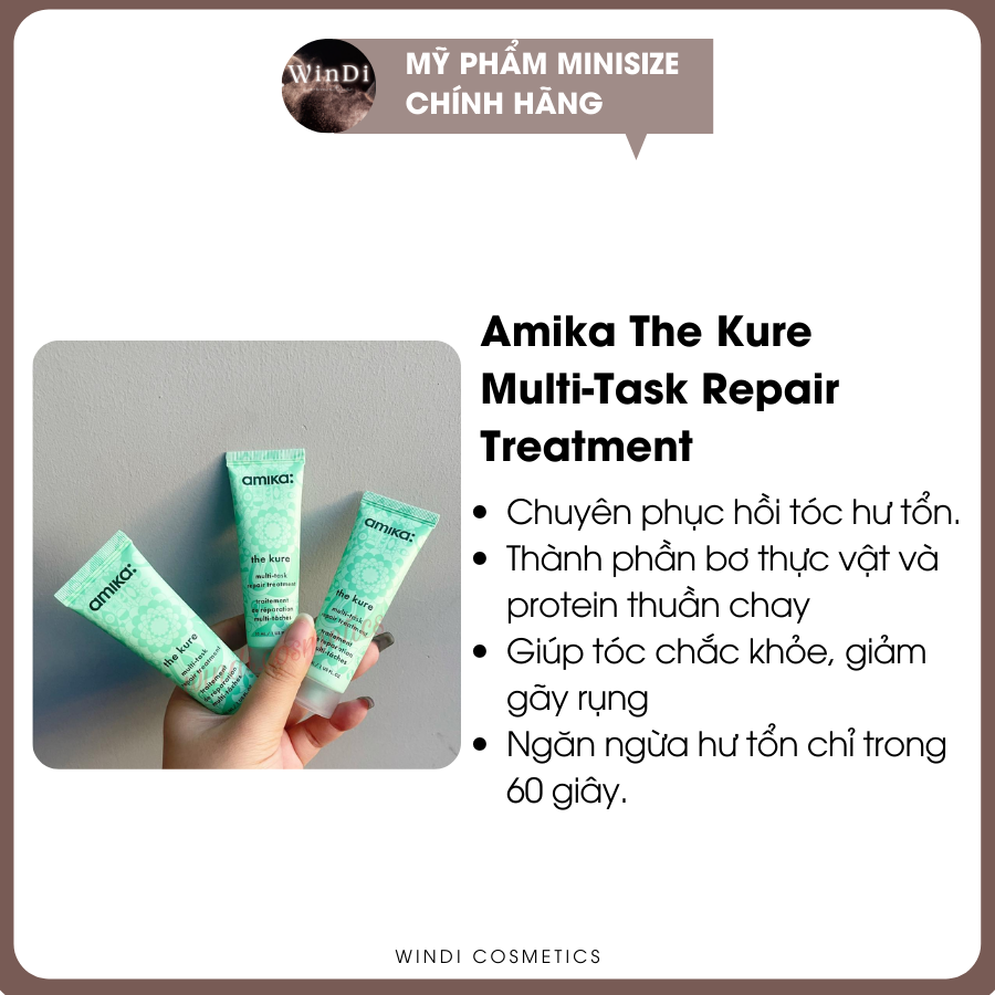 Mặt nạ tóc Amika mini 30ml