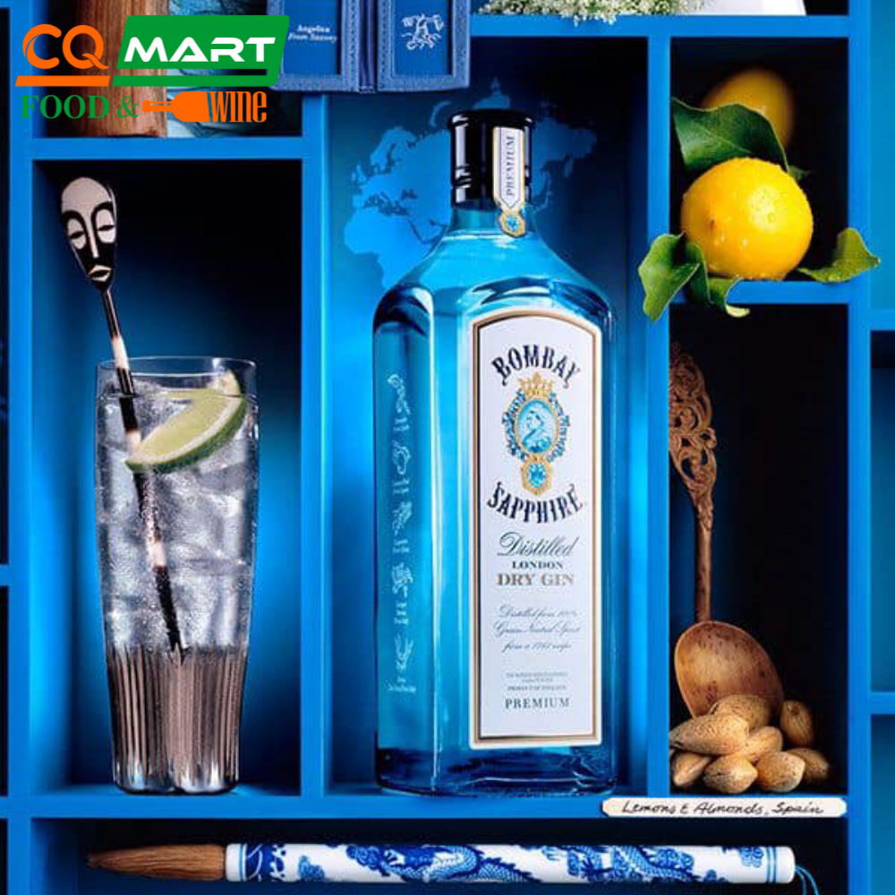 Bombay Sapphire Gin 47% Chai 750ml