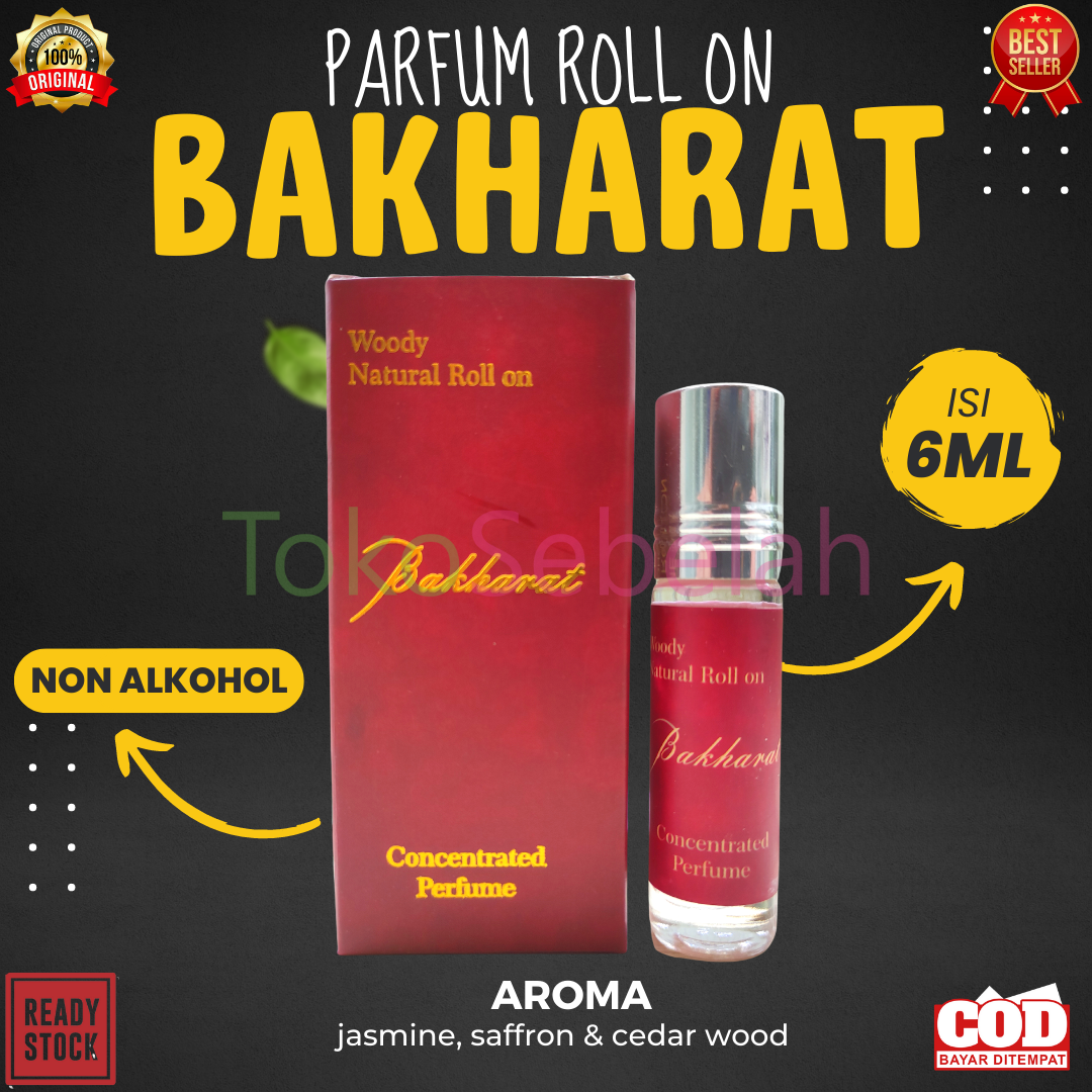 PARFUM BAKHARAT 6ML BIN ALI ROLL ON MINYAK WANGI BACCARAT NON