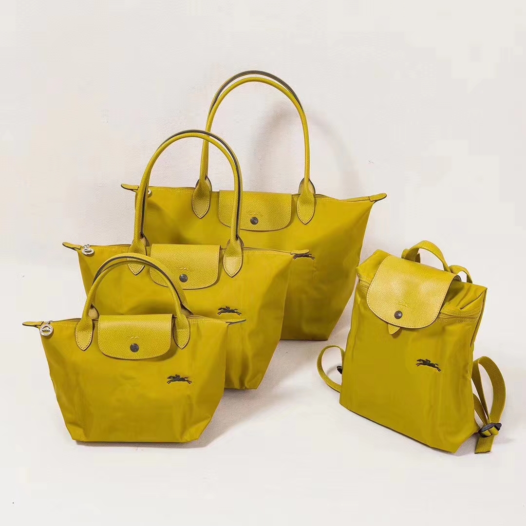 Lemon yellow Original longchamp 70th anniversary limited edition women