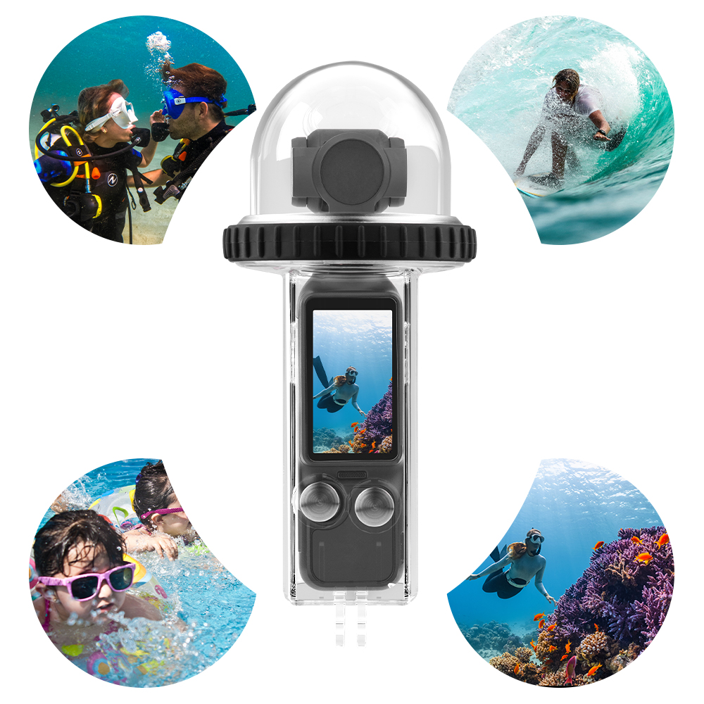 Thích hợp cho DJI Osmo Túi 3 trường hợp không thấm nước Máy ảnh 40 mét lặn bảo vệ Bìa phụ kiện
