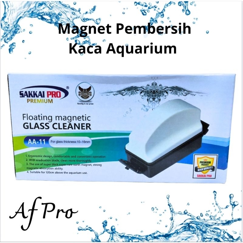 Magnet Pembersih Kaca Aquarium MAGNET SAKKAI PRO AA 11